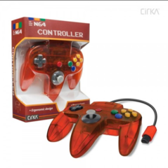 Nintendo 64 (N64) Controller Unofficial Cirka Transparent Orange [Loose Game/System/Item]